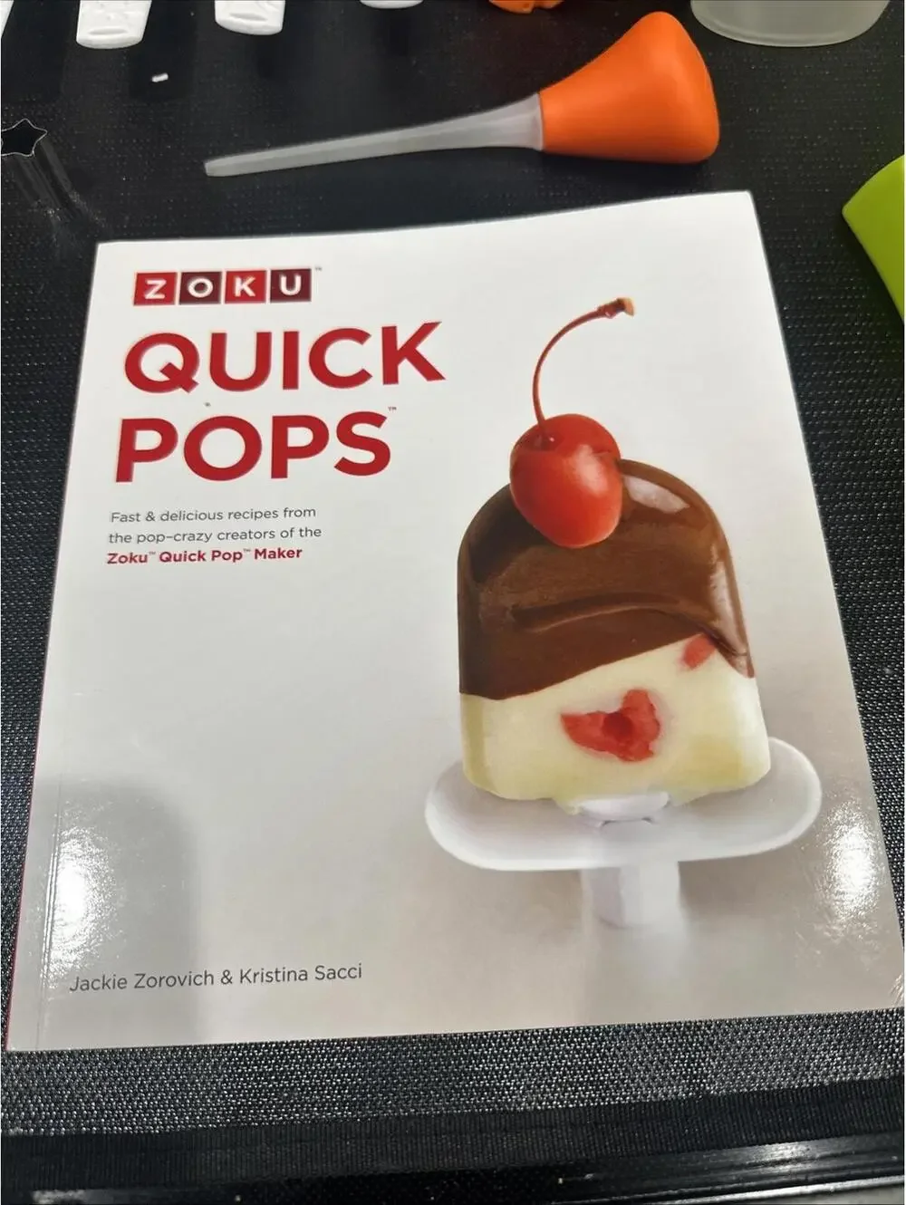 Lot Accessories ONLY - ZOKU Quick Pop Set Pops Molds Tools Kit Recipe Book *